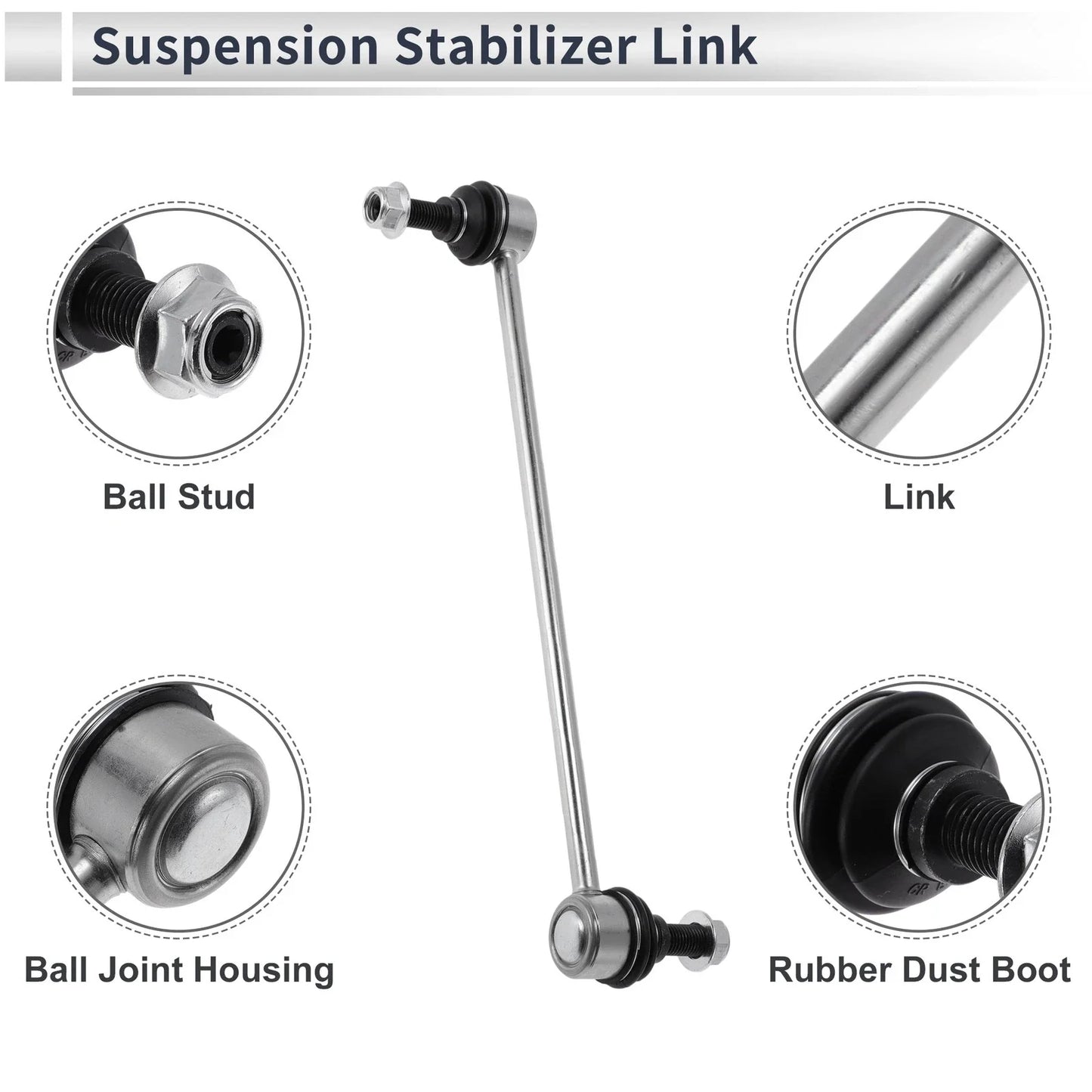 Front Stabilizer Bar Links for Chevrolet Cobalt (2005-2010) - 2 x Bushing