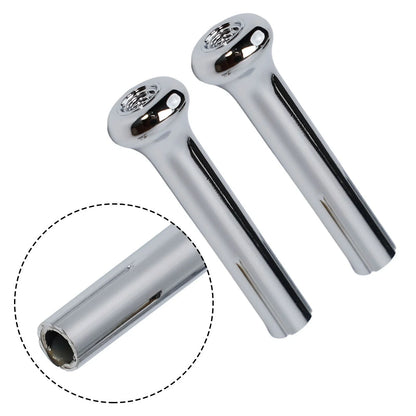 2x Chrome Door Lock Knobs for Buick Chevrolet Pontiac (1971–1988)