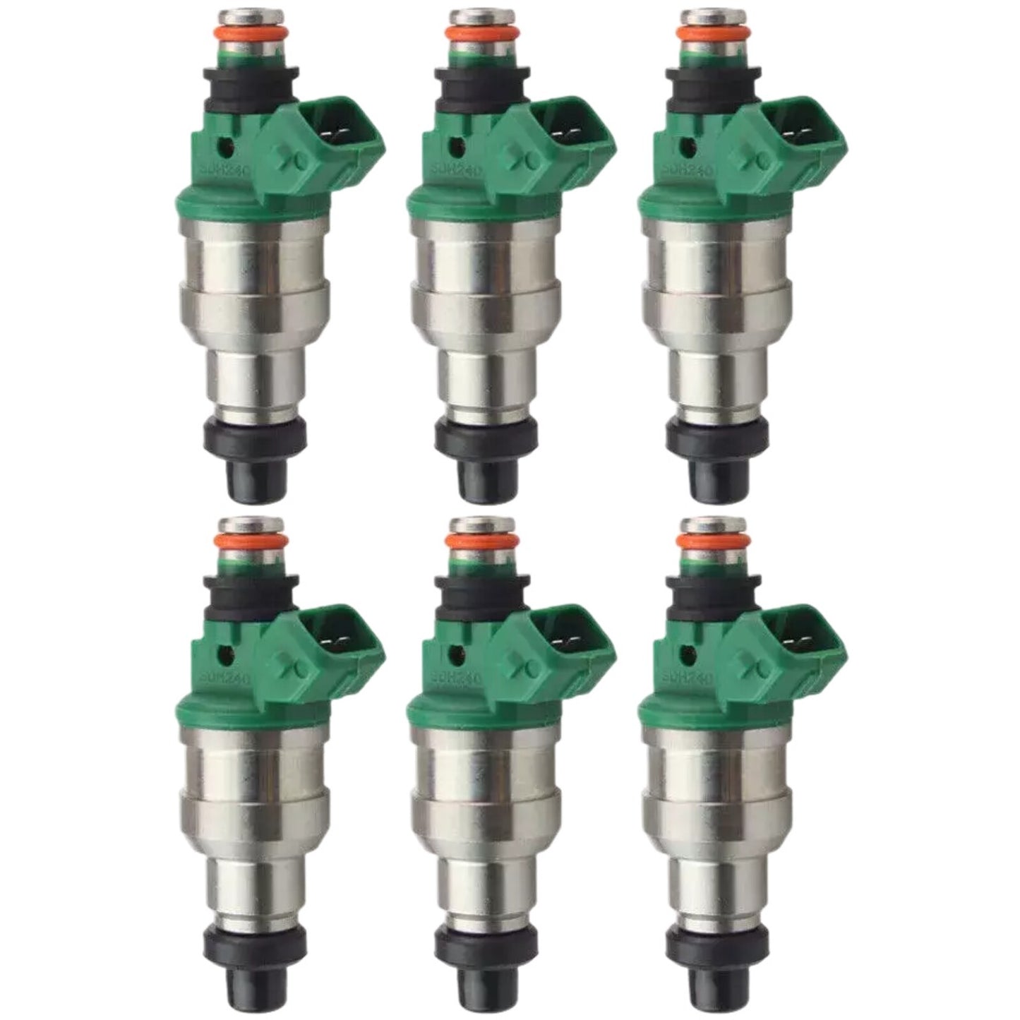 Set of 6 Fuel Injectors for Mitsubishi Montero (1994–1996) 3.5L V6