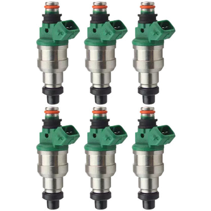 Set of 6 Fuel Injectors for Mitsubishi Montero (1994–1996) 3.5L V6