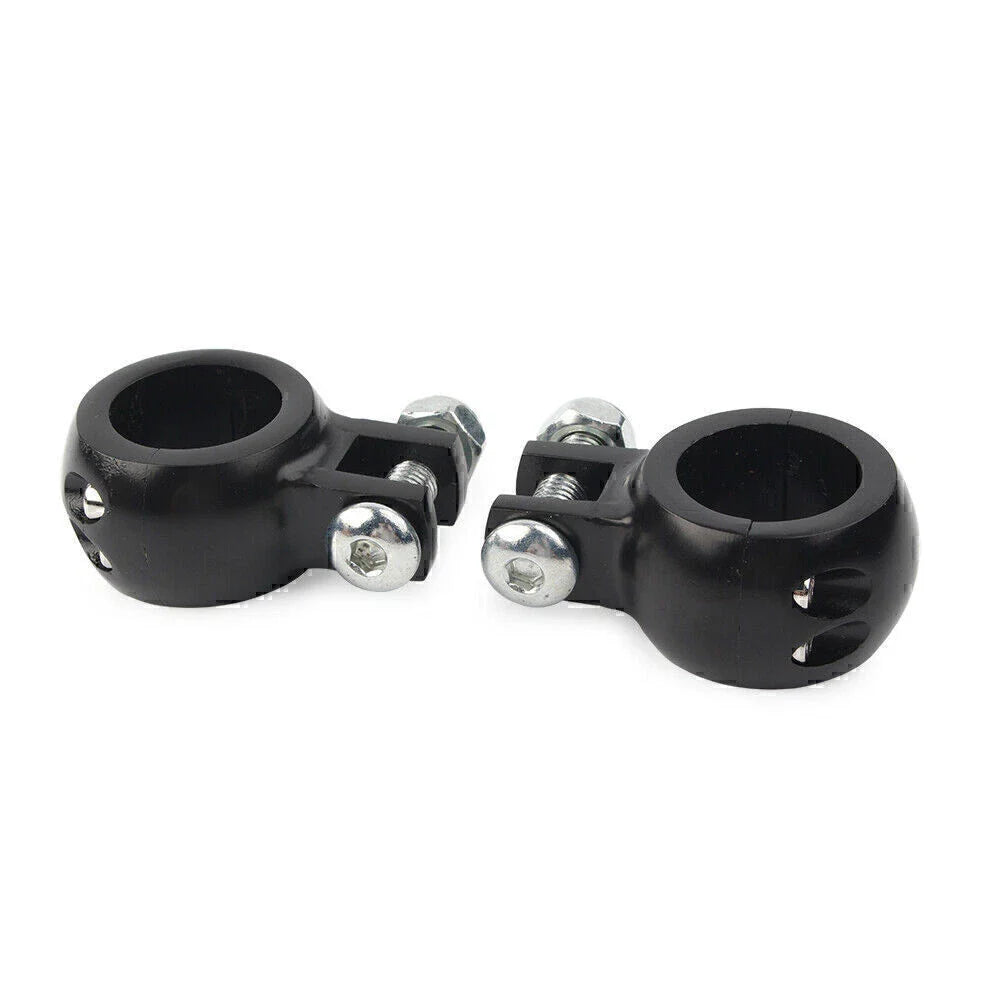 1-1/4" Engine Crash Bar Foot Peg Mount Bracket for Harley Universal