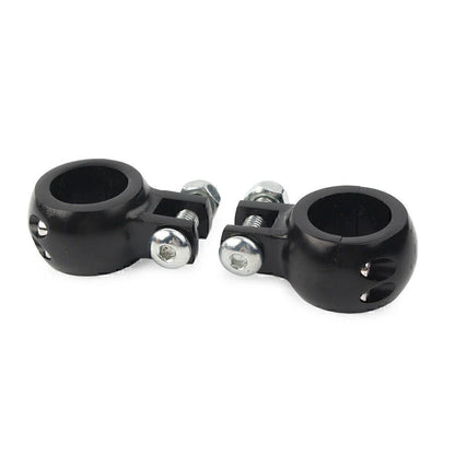 1-1/4" Engine Crash Bar Foot Peg Mount Bracket for Harley Universal