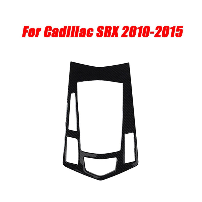 Car Central Console Gear Shift Strip Cover Carbon Cadillac SRX (2010–2015)