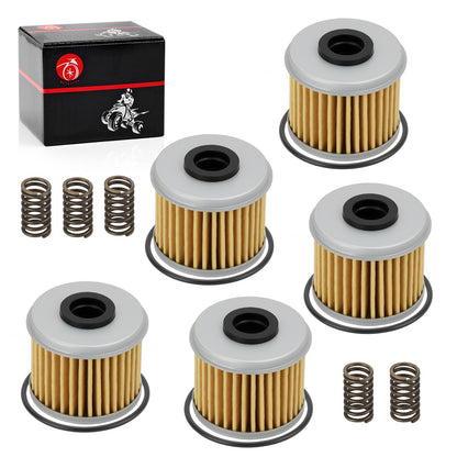 Set of 5 Oil Filters for Honda CRF450L CRF450R-S CRF450RL CRF450RWE CRF450RX