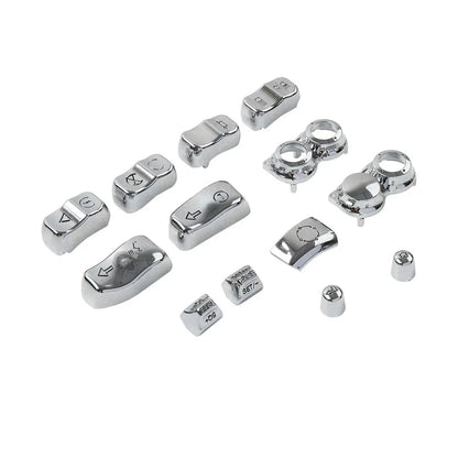 Hand Control Switch Housing Button Cap Chrome for Harley Road Electra (2009-2023)