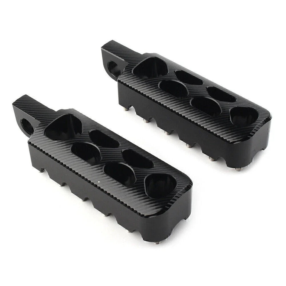 Black Foot Pegs for Harley Dyna Wide Glide FXDWG FXDB FXDL FXDF