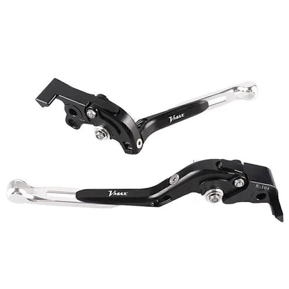 Foldable Brake Clutch Levers for Yamaha V-MAX 1700 (2009-2015) Black