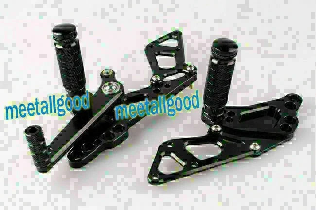 Rearset Foot Pegs for Suzuki GSXR 600 750 K11 (2011-2023) Black