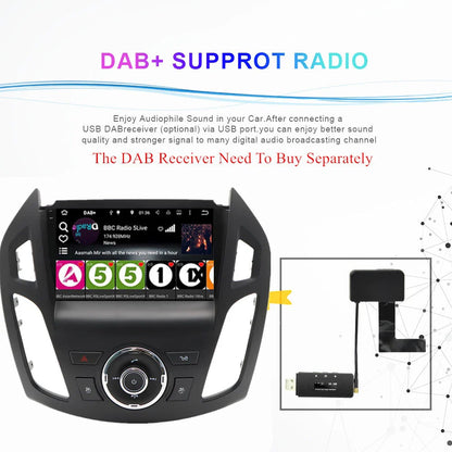 9'' Car Stereo GPS Head Unit for Ford Transit/Tourneo Connect (2014-2018)