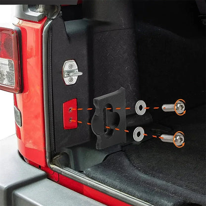 Aluminum Alloy Rear Tailgate Stopper for Jeep Wrangler JK (2007-2017)