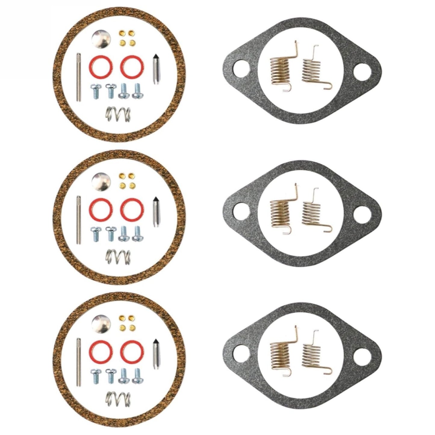 3X Carburetor Rebuild Kit for Mercury Force 90 Outboard (1990–1999)