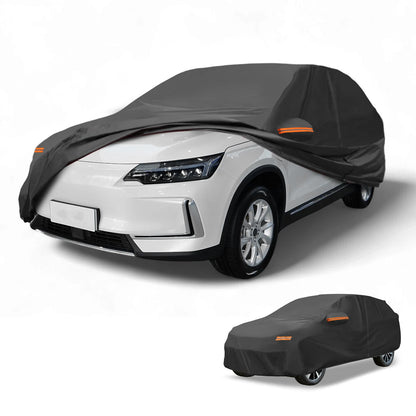 Waterproof Car Cover for Kia EV6 (2021–2023) Black 190T-PU with Zipper