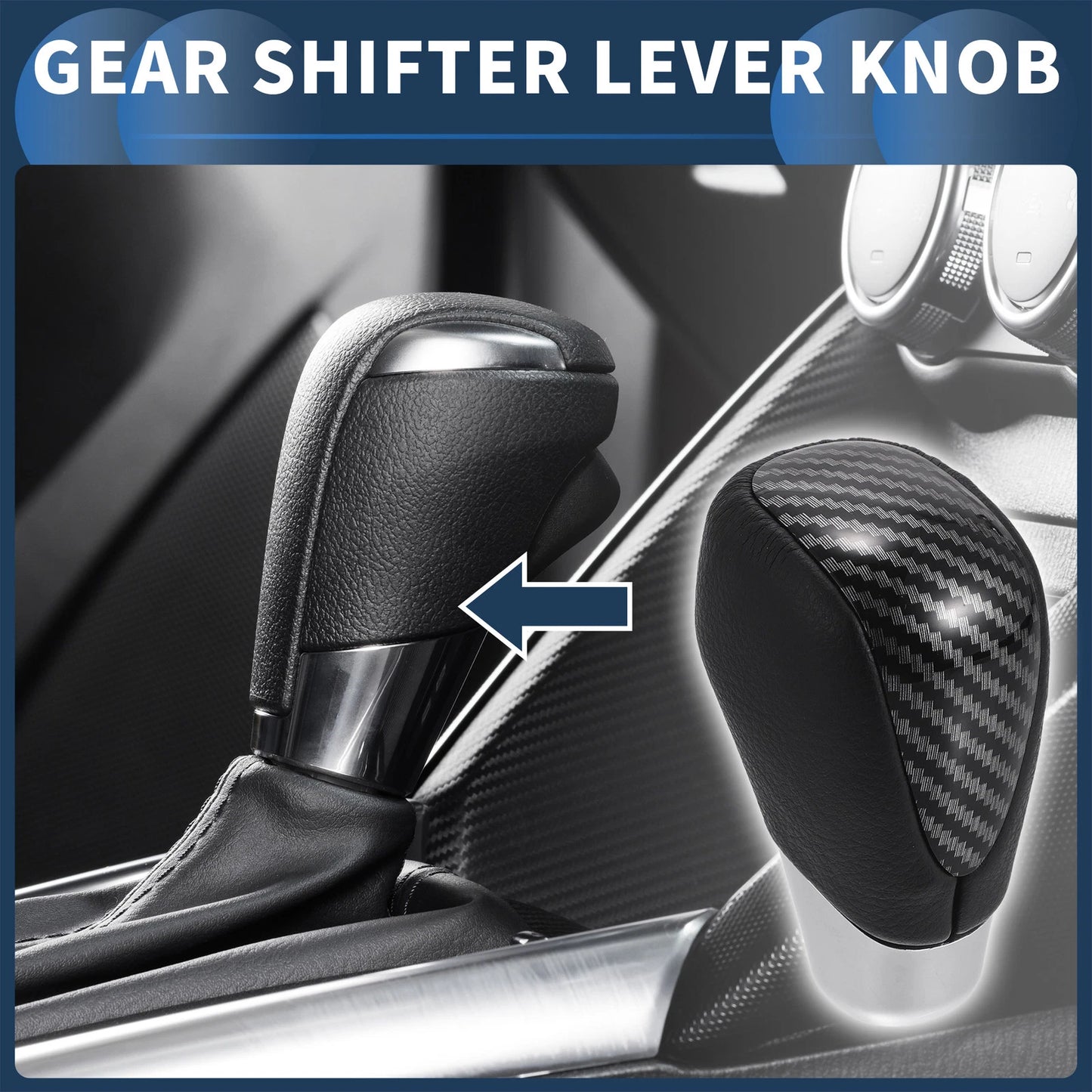 Automatic Gear Shifter Knob for Toyota Alphard 200 Series (2011–2012) Faux Leather