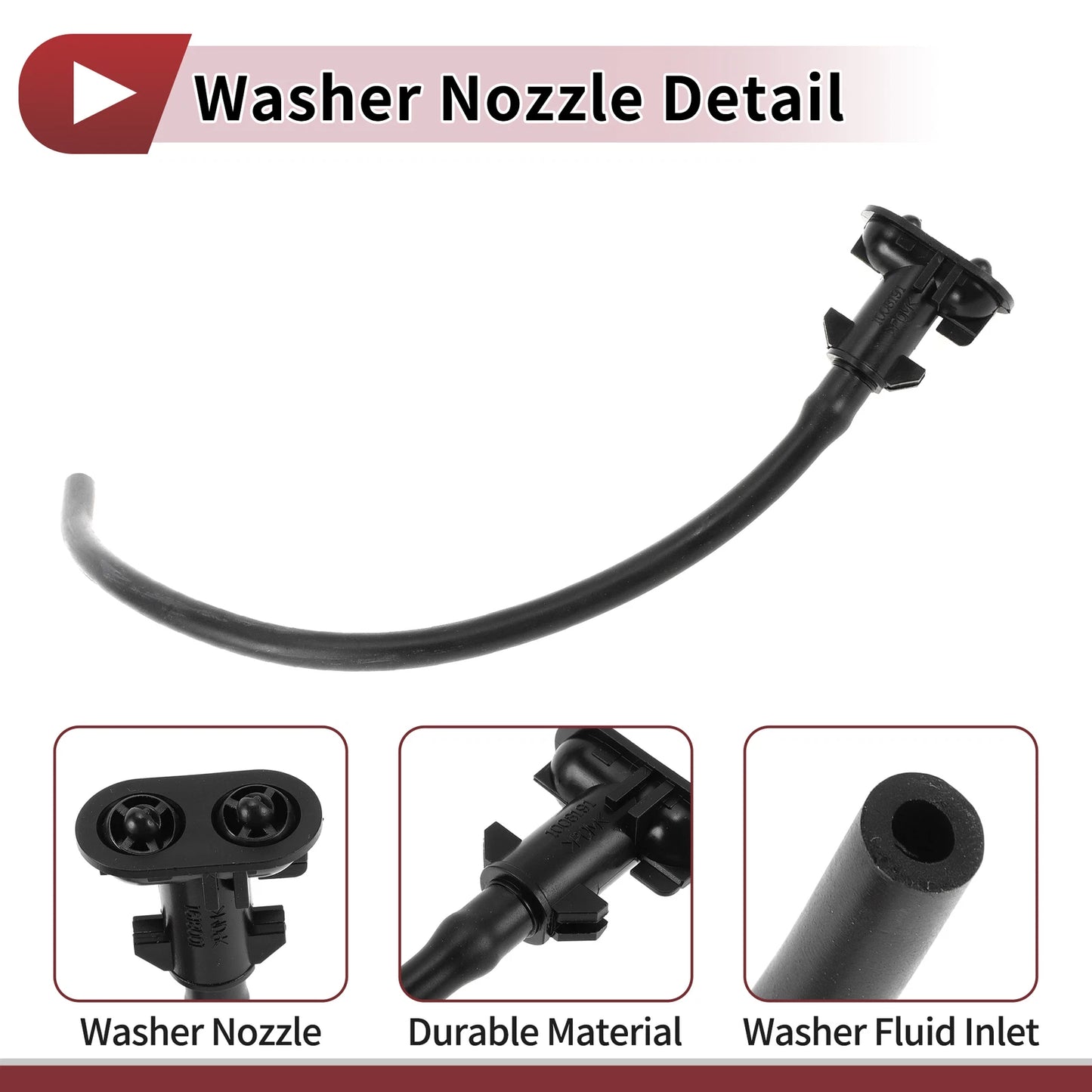 Front Driver Side Headlight Washer Nozzle for Land Rover Range Rover (2013–2021) No.LR015359