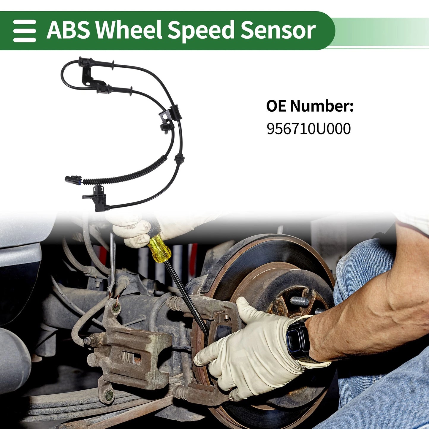 ABS Wheel Speed Sensor No. 956710U000 for Hyundai Verna (2010–2014)