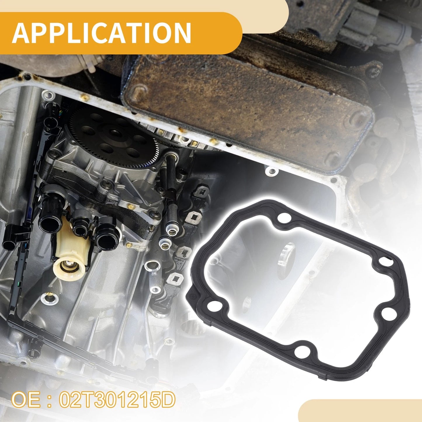 Transmission Filter Oil Pan Gasket for Volkswagen Jetta (2019) No.02T301215D