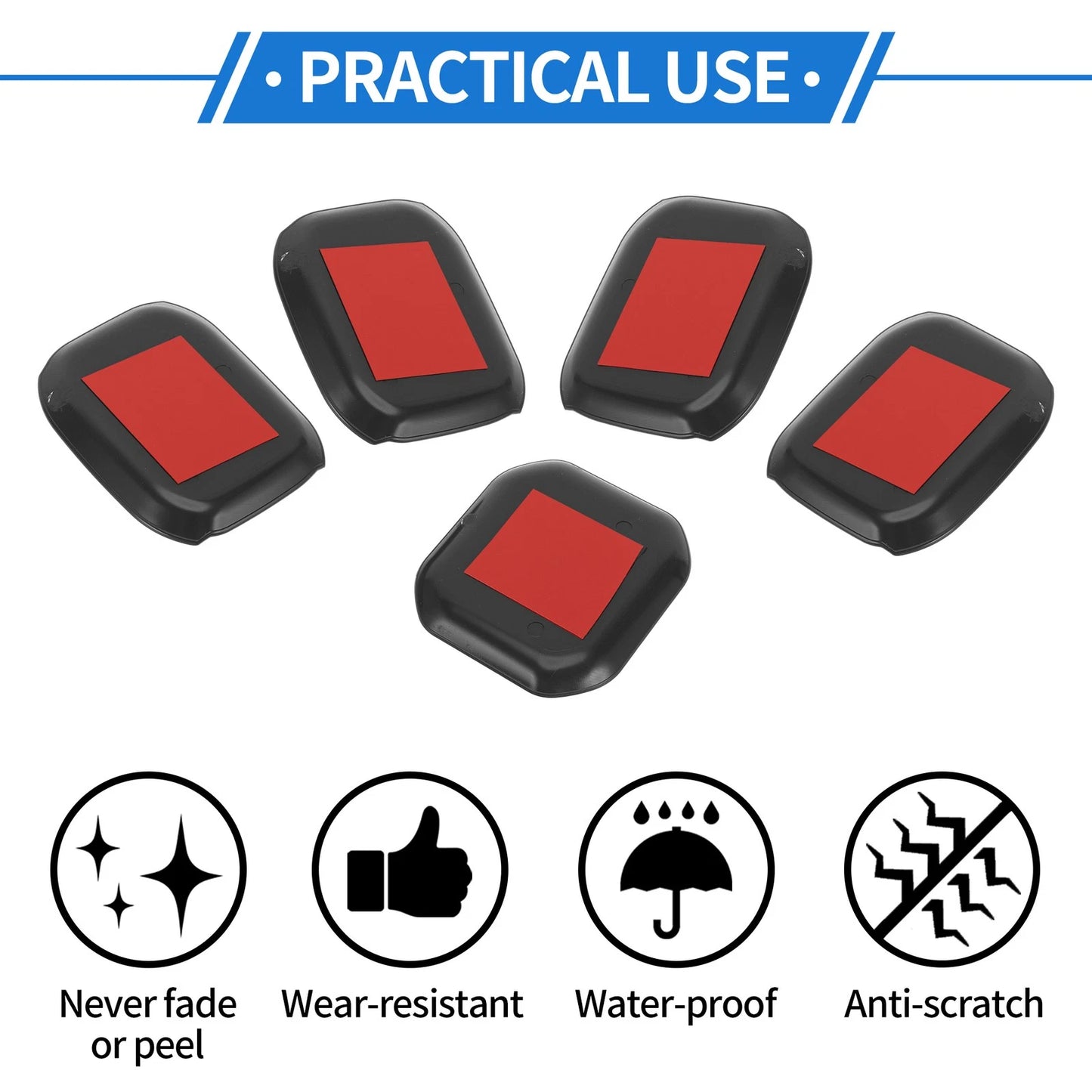 5 Pcs Door Bowl Cover Trim for Jeep Wrangler JL (2018–2022) ABS Black