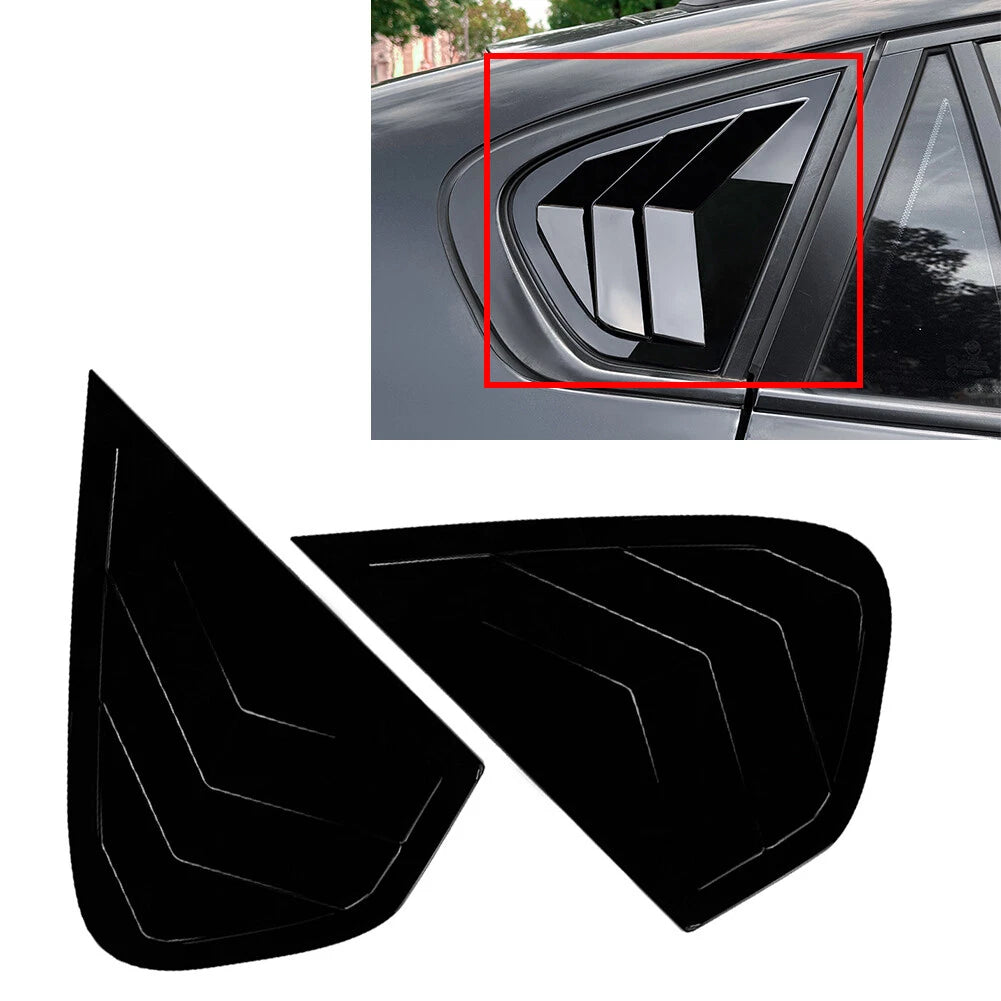Rear Window Louver Shutter Cover Trim for BMW X6 E71 E72 (2008–2014)
