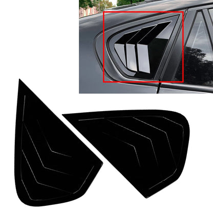 Rear Window Louver Shutter Cover Trim for BMW X6 E71 E72 (2008–2014)