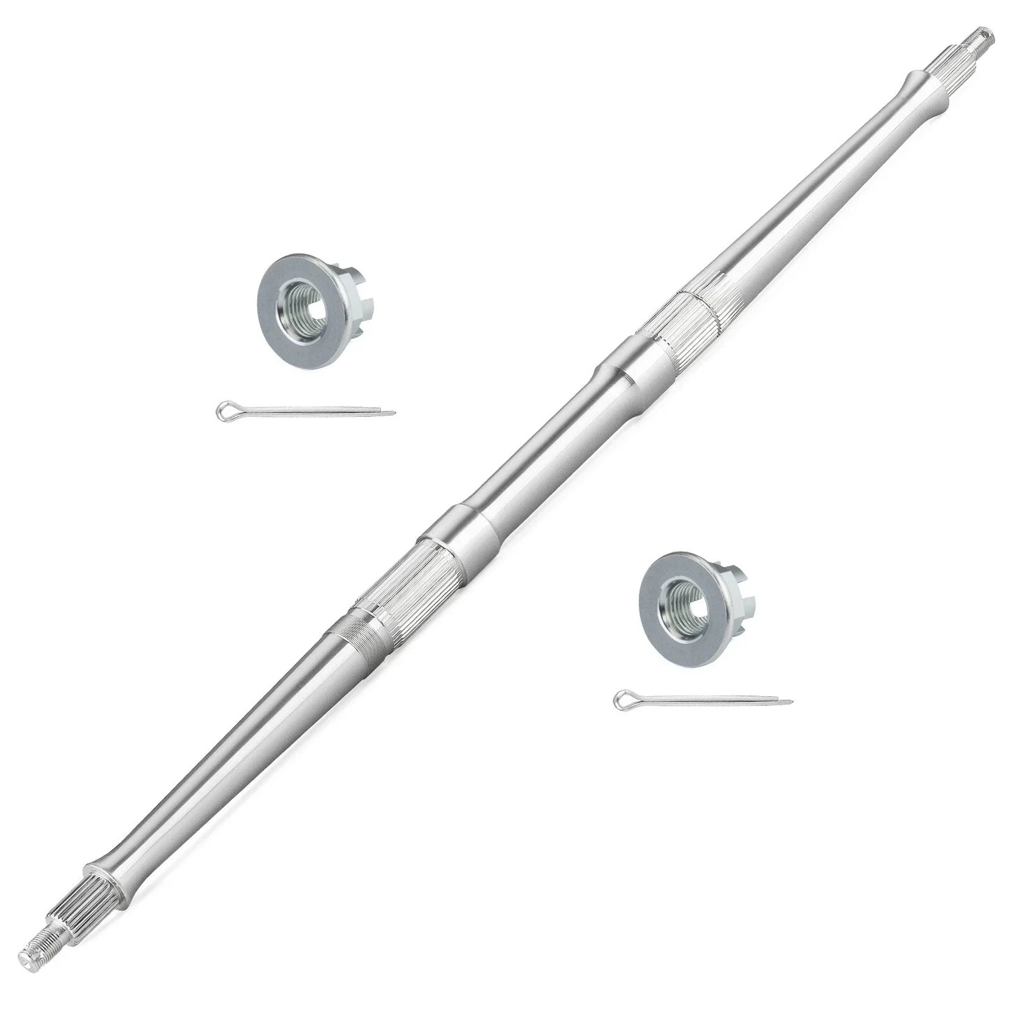Rear Wheel Axle Shaft & Nuts for Yamaha Raptor 700 700R (2006–2025)