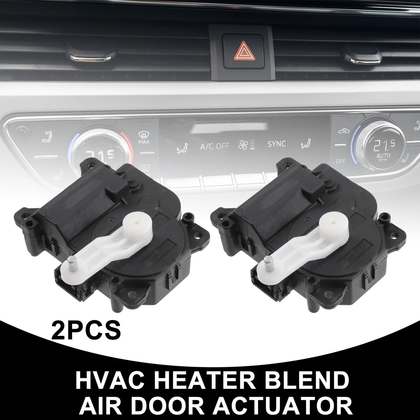 2X HVAC Heater Blend Door Actuator No.8710641041 for Toyota Highlander (2001–2003)
