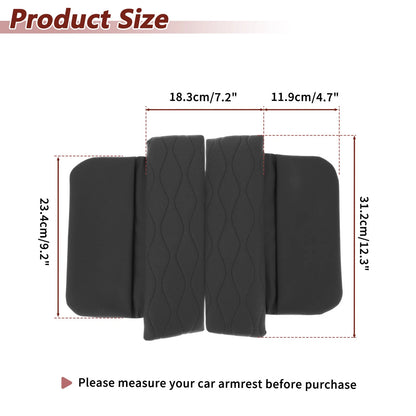 Center Console Cover for Mercedes Benz EQC 400 (2019–2023) Leather Armrest