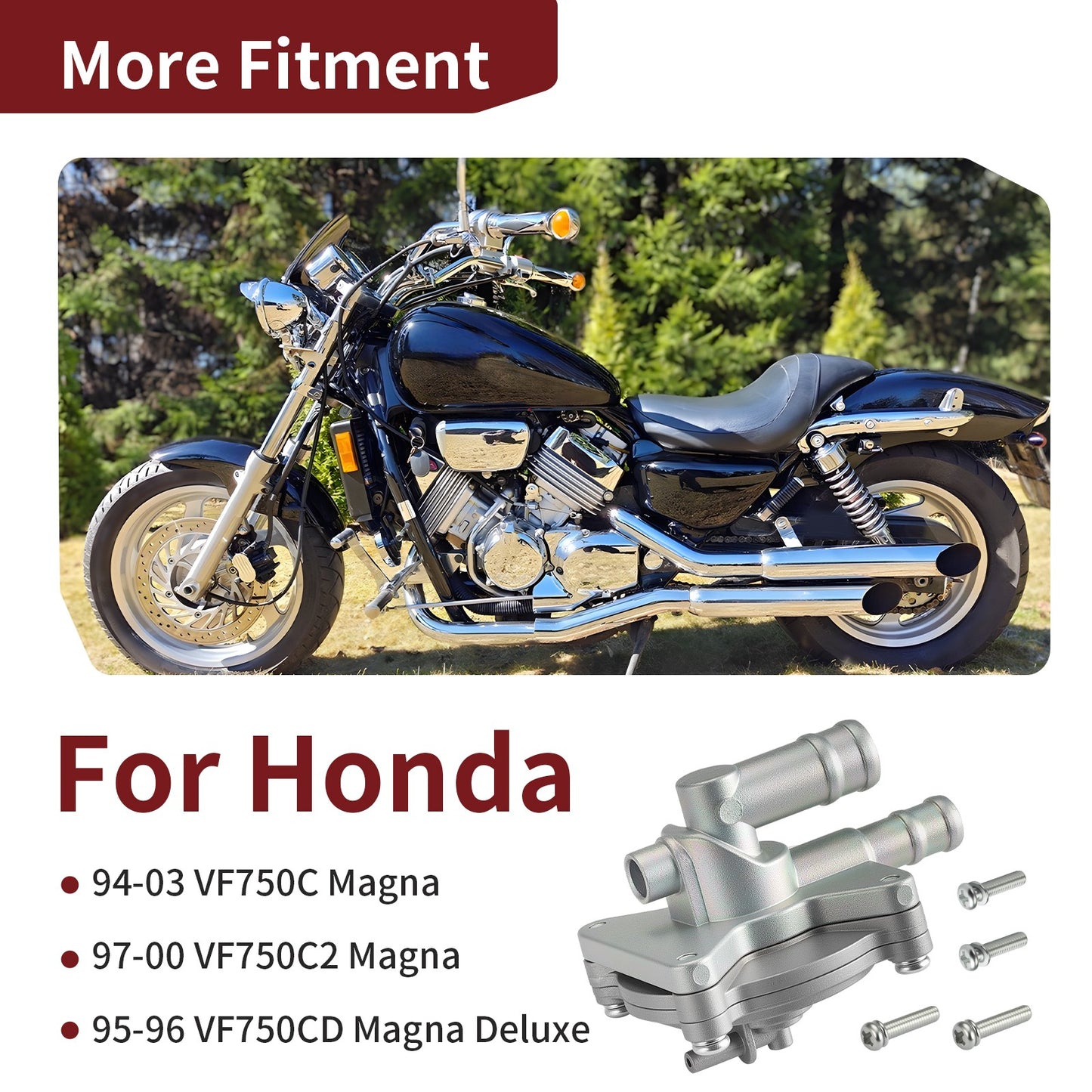 Fuel Petcock Valve for Honda VF750C Magna (1982–1983)