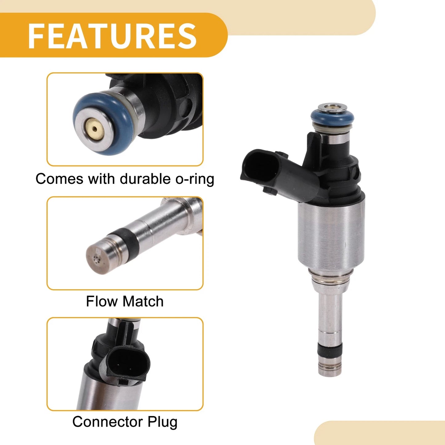 1 Pcs Fuel Injector No.35310-2GGA1 for Hyundai Santa Fe (2013–2018)