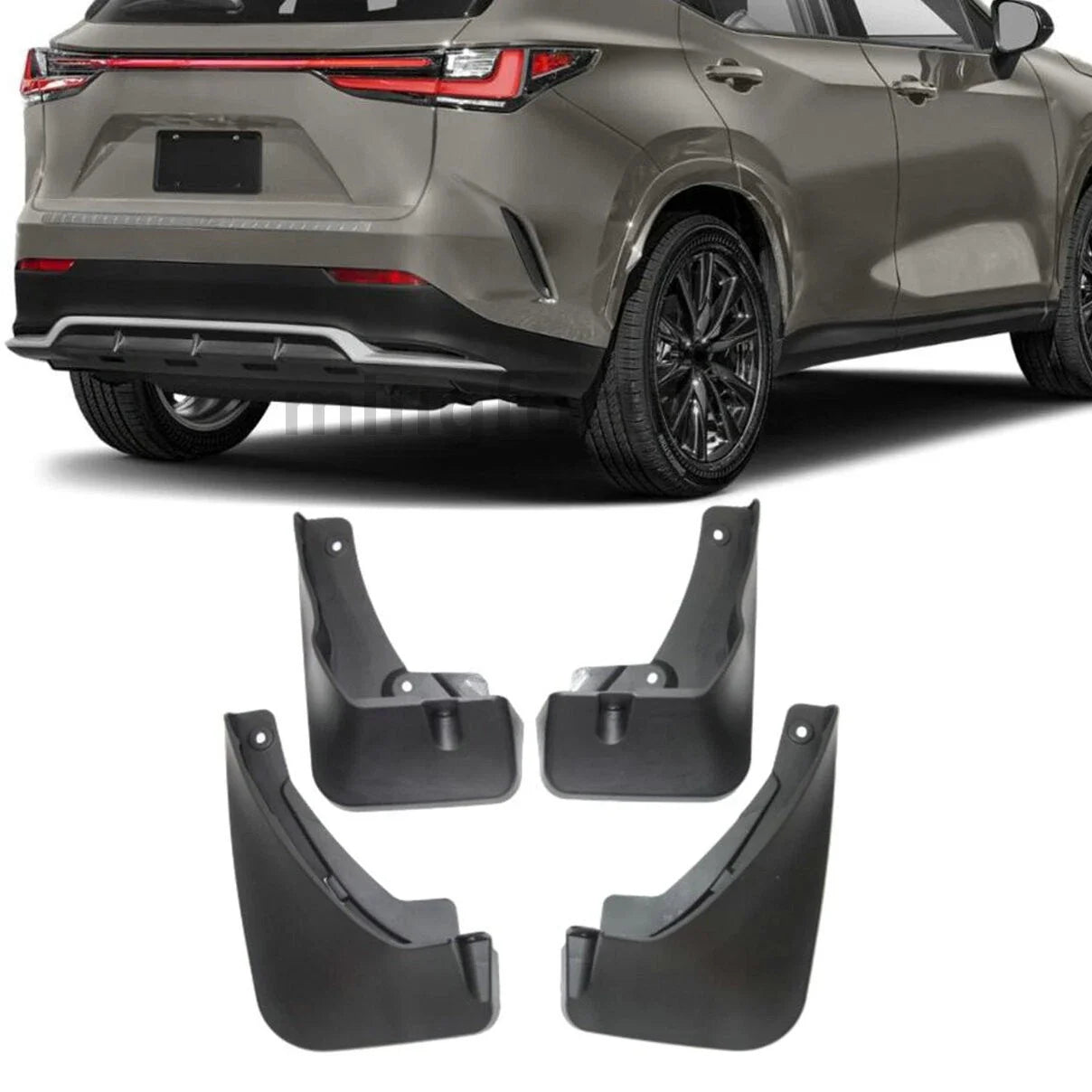 4 x Splash Guards Mud Flaps for Lexus NX (2022–2024)