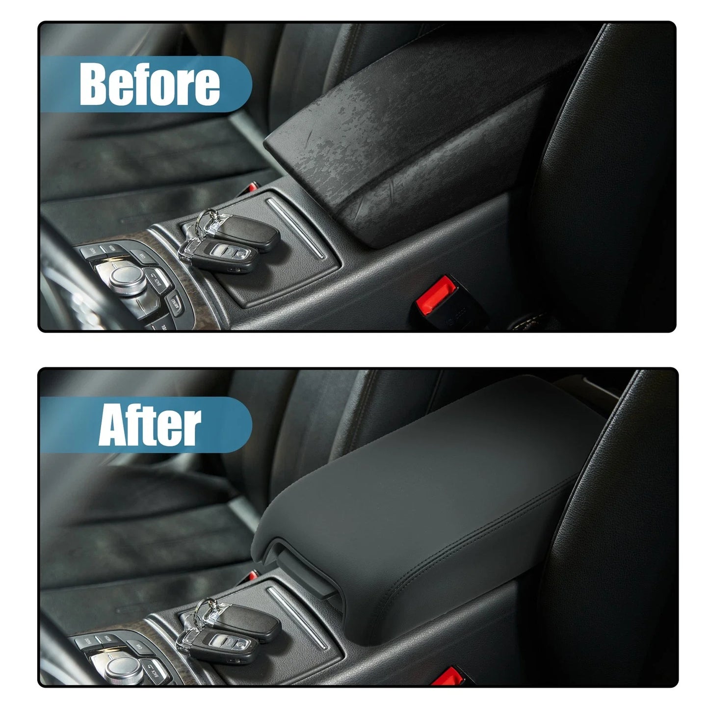 Center Console Lid for Dodge Charger, Chrysler 300 (2011-2018) - Black