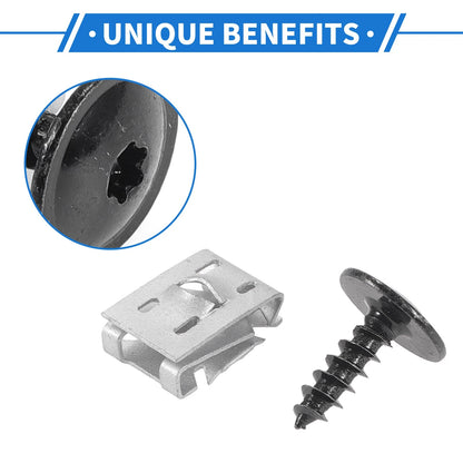 Set of 20 Fender Liner Splash Shield Screws for VW Alltrack (2017–2019)