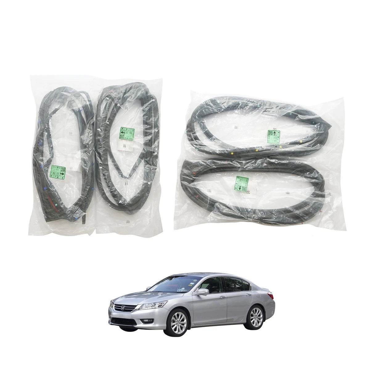 Weatherstrip Set for Honda Accord 4-Door Sedan (2013–2017)