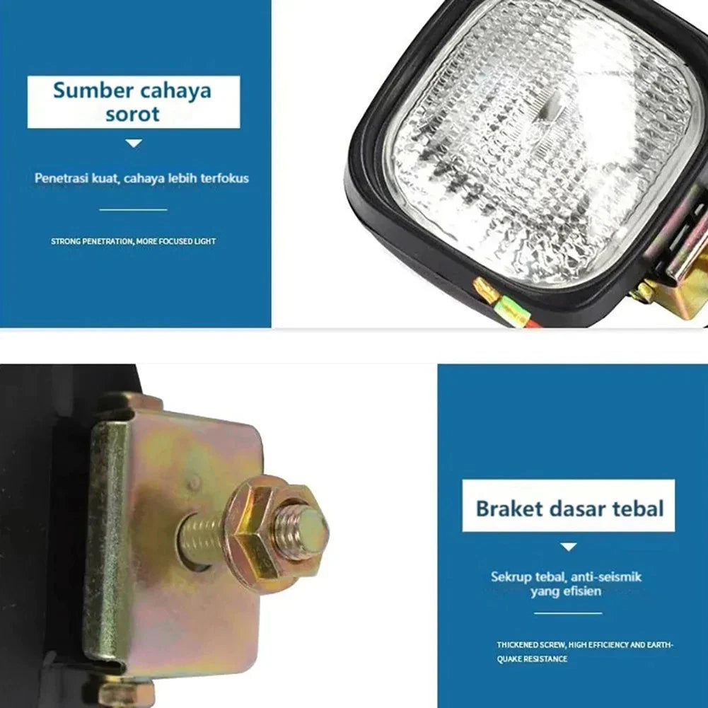 24V Front Spot Light Waterproof for Car