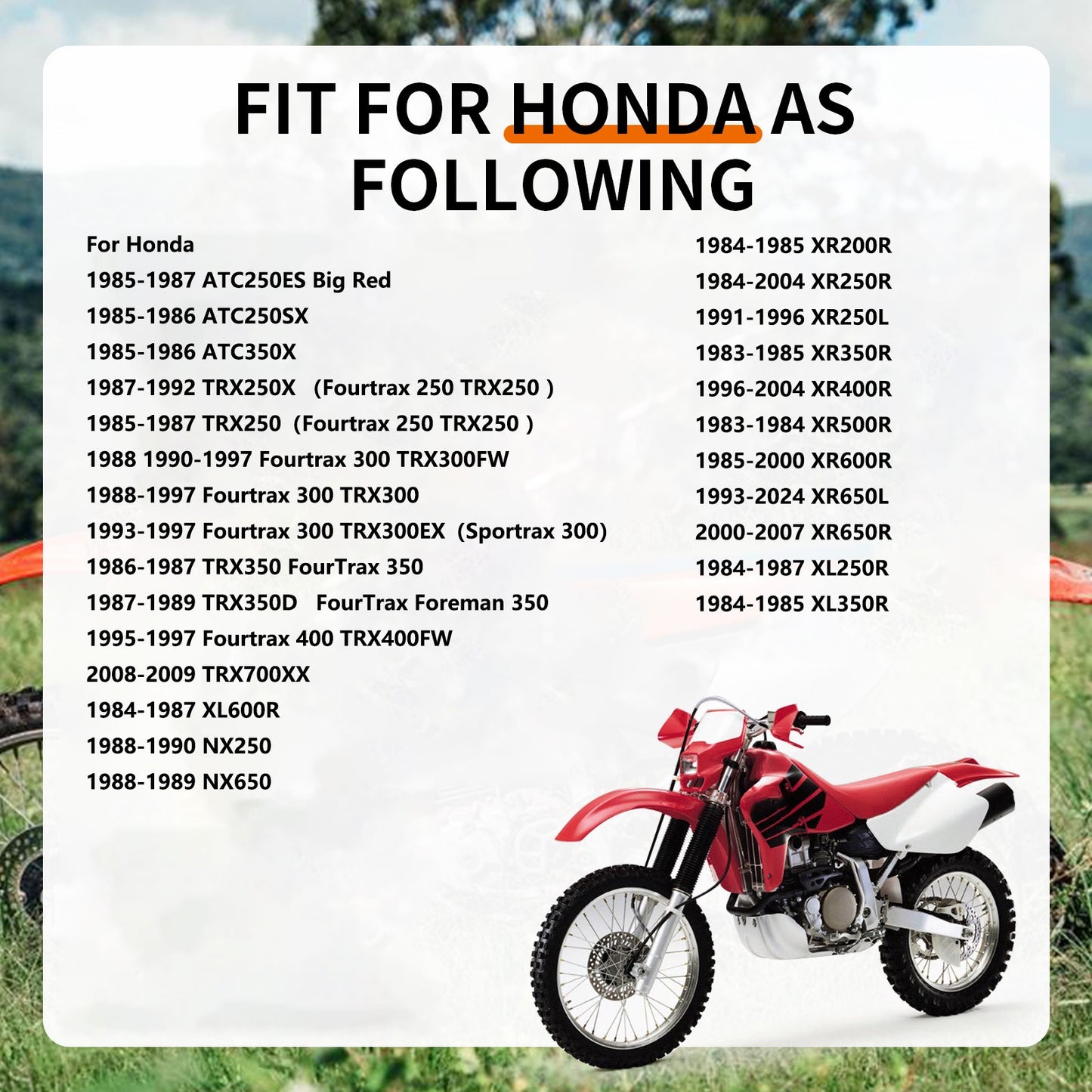 2 Oil Filters & O-Rings for Honda XR250R XR350R XR400R XR500R XR600R XR650R (1990–2007)
