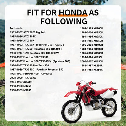 2 Oil Filters & O-Rings for Honda XR250R XR350R XR400R XR500R XR600R XR650R (1990–2007)
