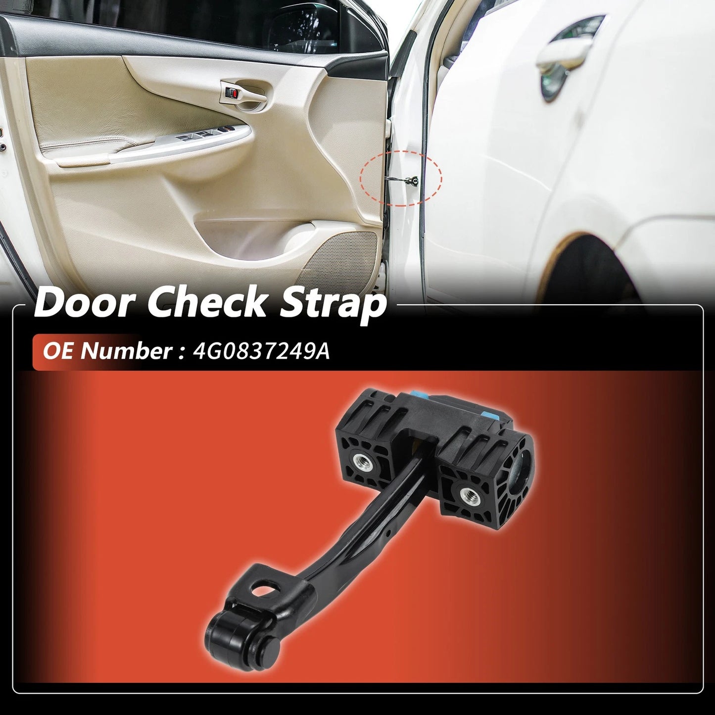 Front Door Check Strap for Audi A6 (2012–2018) No.4G0837249A