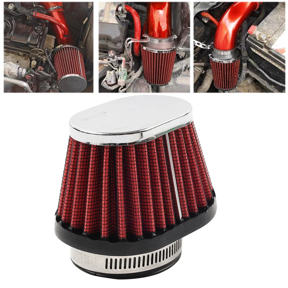 55MM 2.17" Oval Air Intake Filter