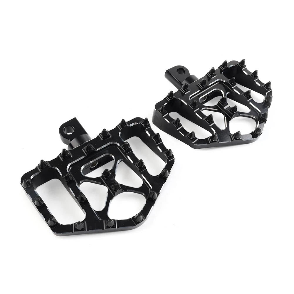 Wide Red Foot Pegs for Harley Touring Sportster Dyna (2010–2023)
