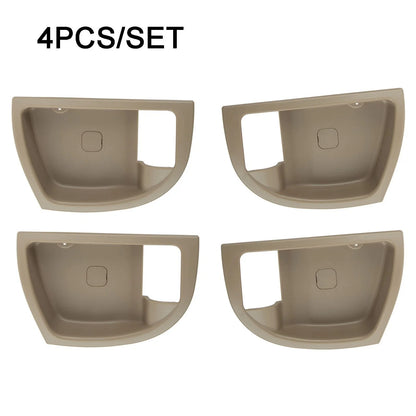 4 x Inside Door-Handle Trim Cover Beige L&R for Hyundai Santa Fe (2007–2012)