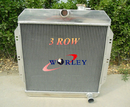 3 Row Aluminum Radiator with Fan for Chevy GM Pickup Truck (1960–1962)