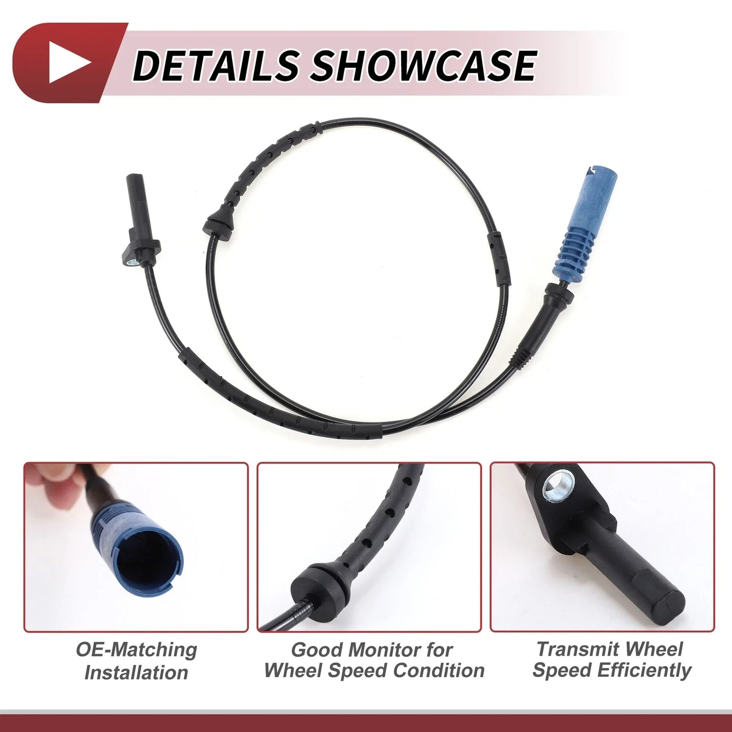 ABS Wheel Speed Sensor for BMW 530xi (2006 - 2007)