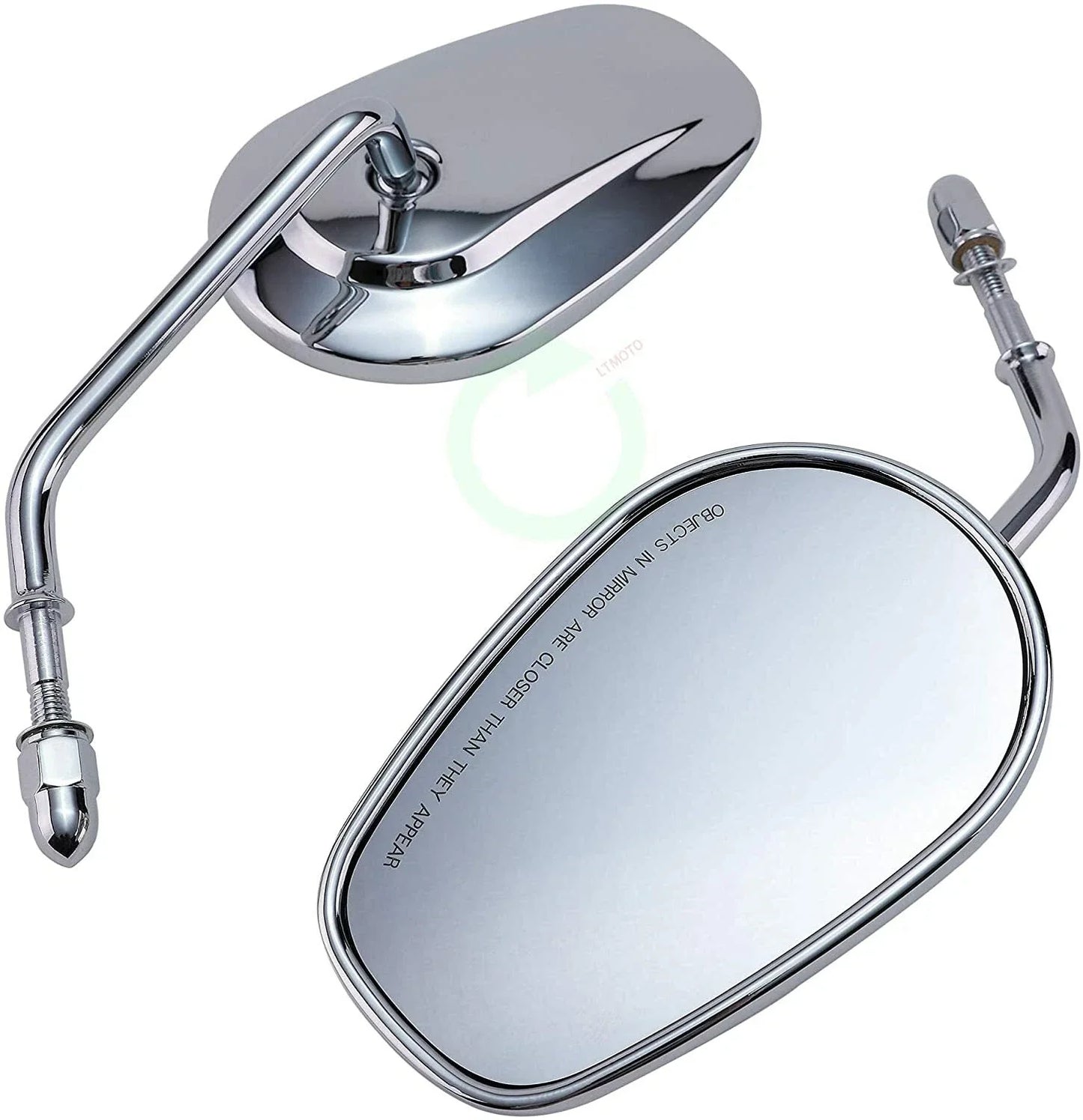 Chrome Rear View Side Mirror for Harley Davidson Fatboy (1990-2017)