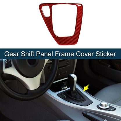 Gear Shift Panel Frame Cover Sticker for BMW 3 Series E90 E92 E93 (2005-2012)