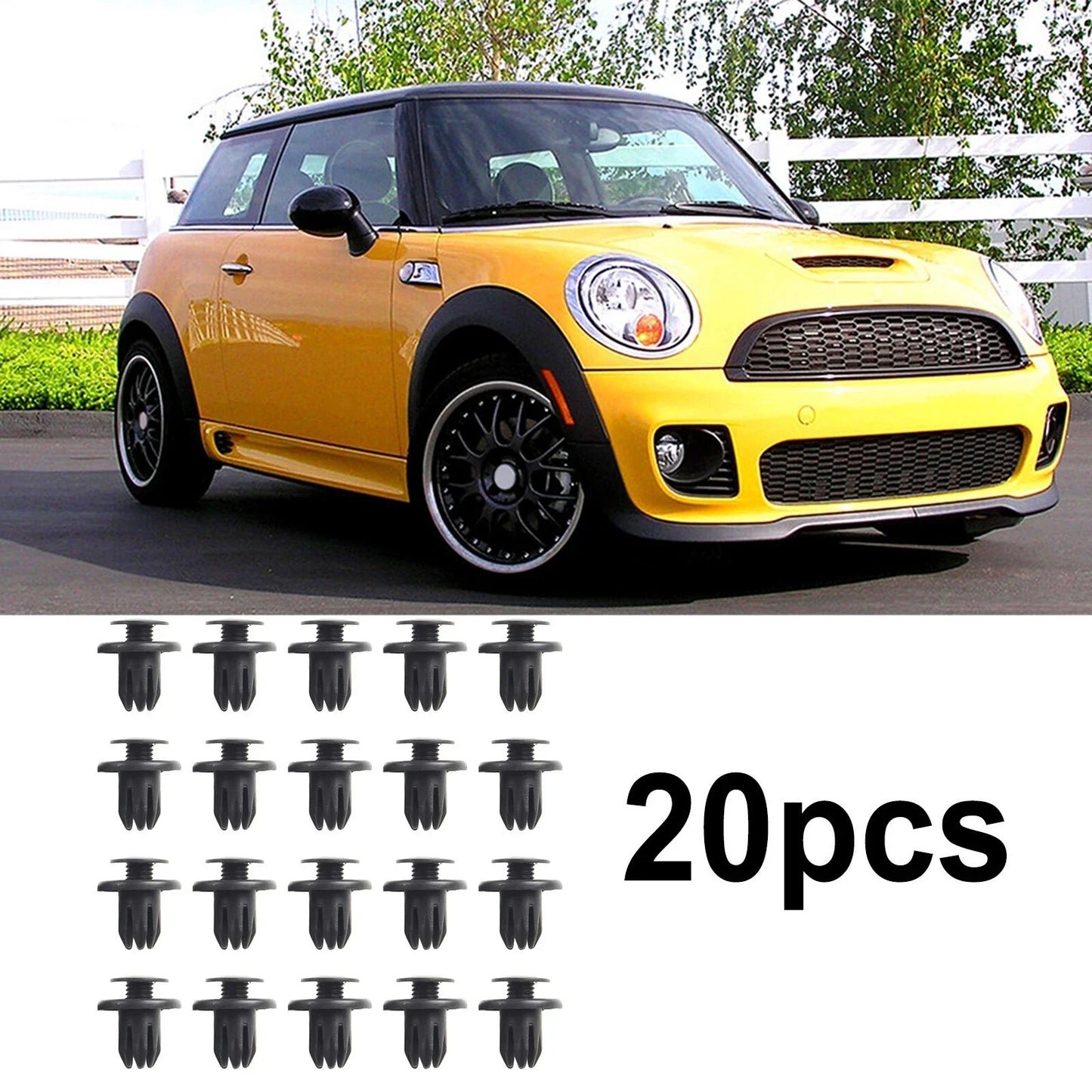 20Pcs / Inner Wheel Arch Liner Fastener Clips for Mini Cooper (2001–2014)