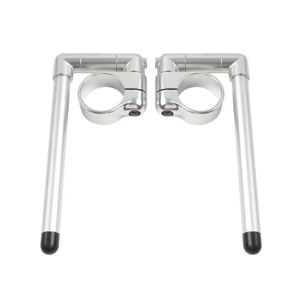 58MM Clip-On Handlebar for Universal Cafe Racer Motor - Silver