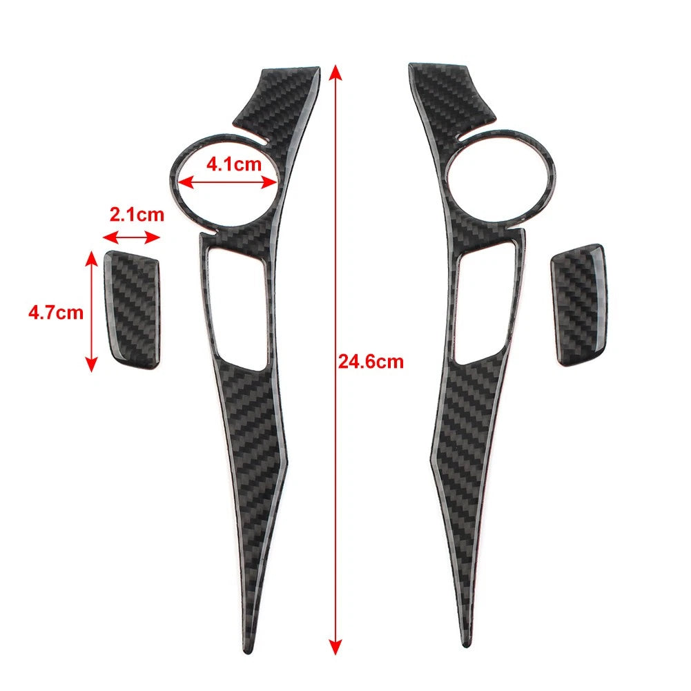 Set of 4 Steering Wheel Panel Cover Trim for Toyota Prius (2012–2015)