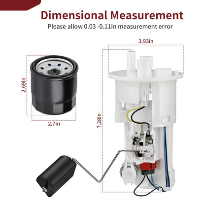 Fuel Pump Assembly for Yamaha FZ6 FZS600 (2004–2009)