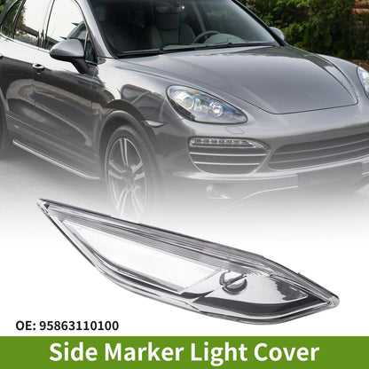 1 Pc Left Side Marker Light Cover for Porsche 958 (2010–2017) No. 95863110100