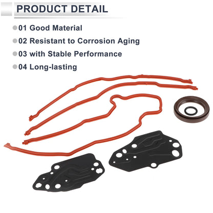 Set of 2 Engine Timing Cover Gasket Seal TCS46078 for Ford Lincoln 5.4L