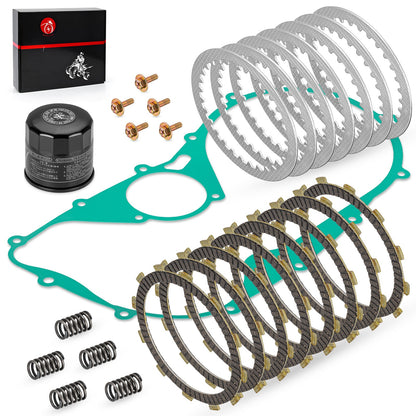 Clutch Friction Steel Plates & Gasket for Kawasaki Vulcan VN800 VN900 (1996–2010)